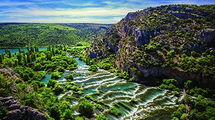 Roški waterfall, Krka National Park