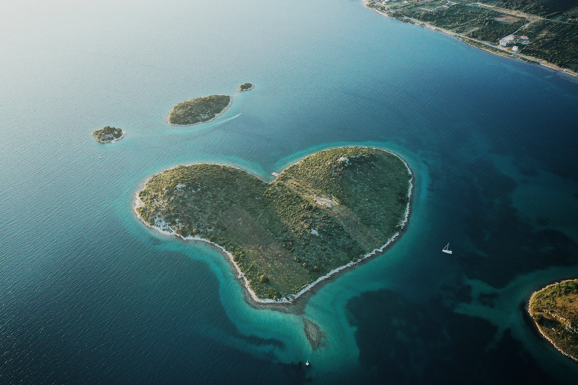 View of Galešnik Island